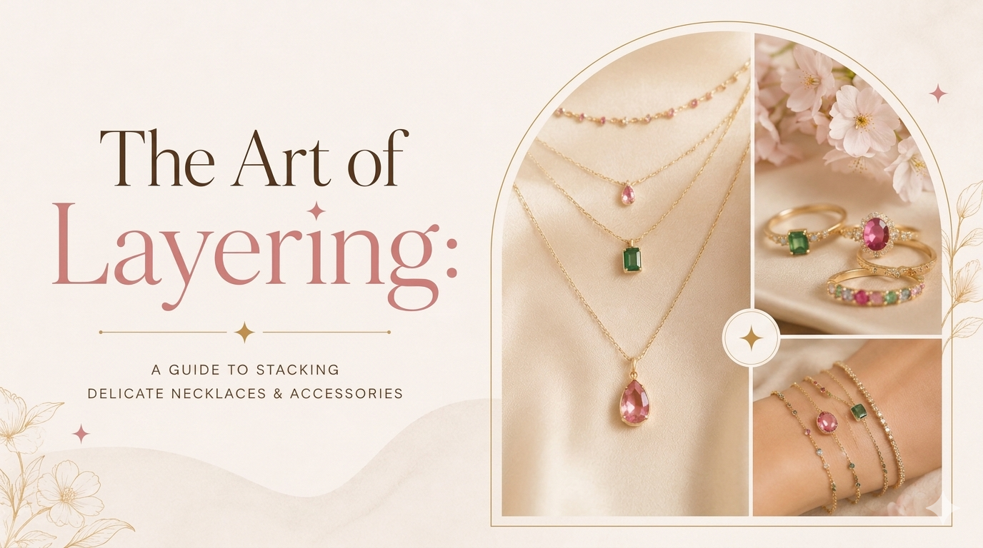 "The Art of Layering: Less Is More" — A guide to stacking delicate necklaces or rings without looking overdone