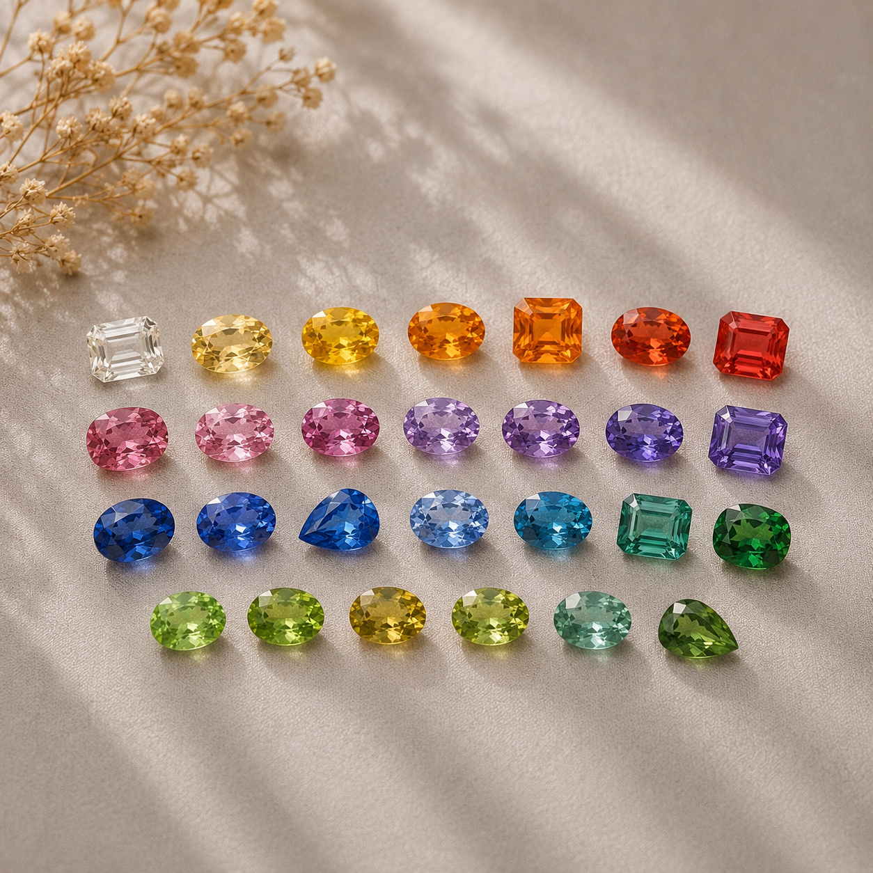Multi Sapphire Rainbow Sets