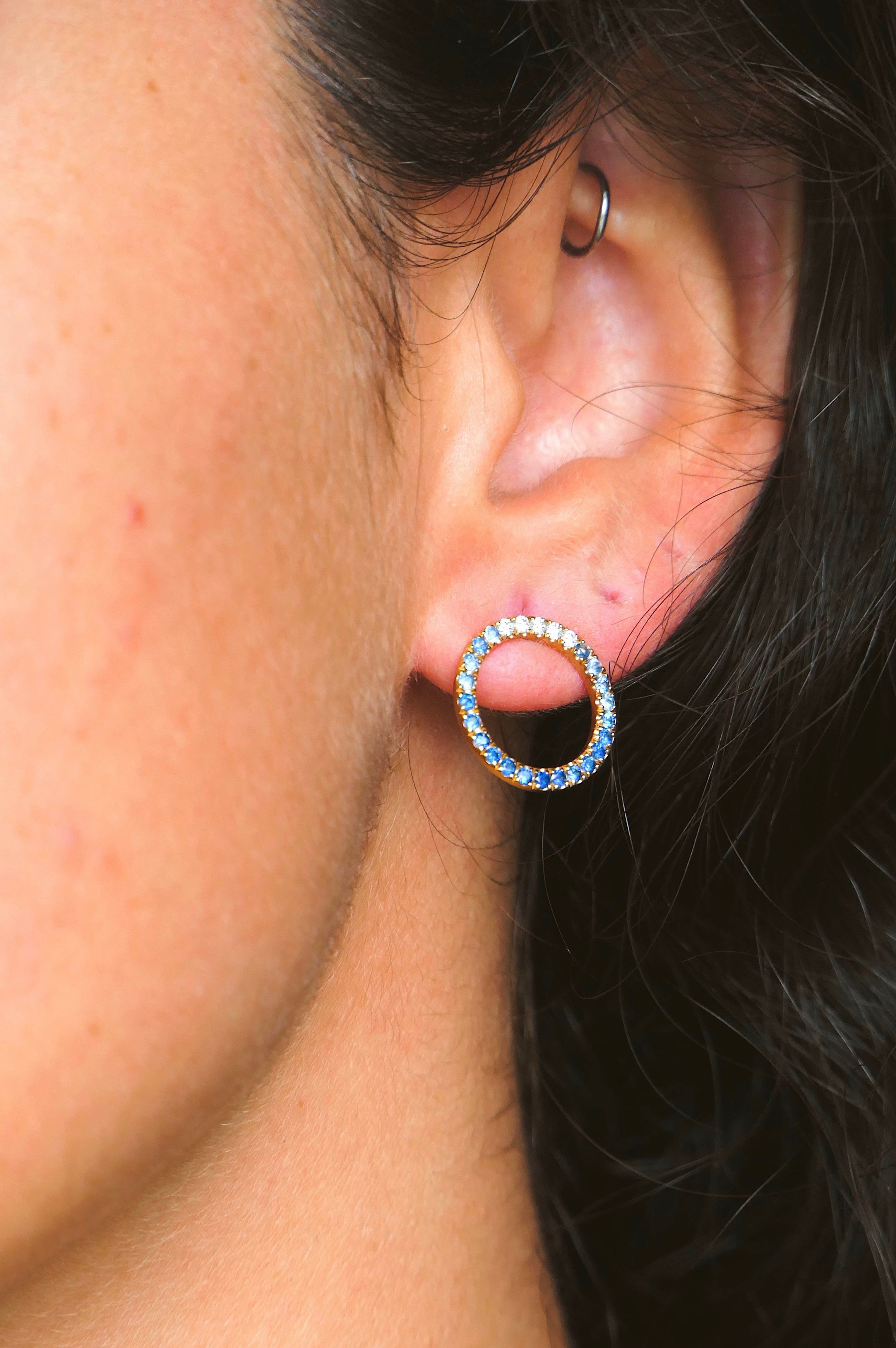Pendientes Azure Orbit