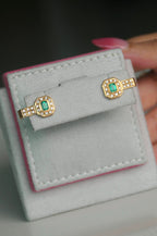 Pendientes retorcidos Octavia Halo