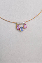 Pastel Drift Slider Necklace