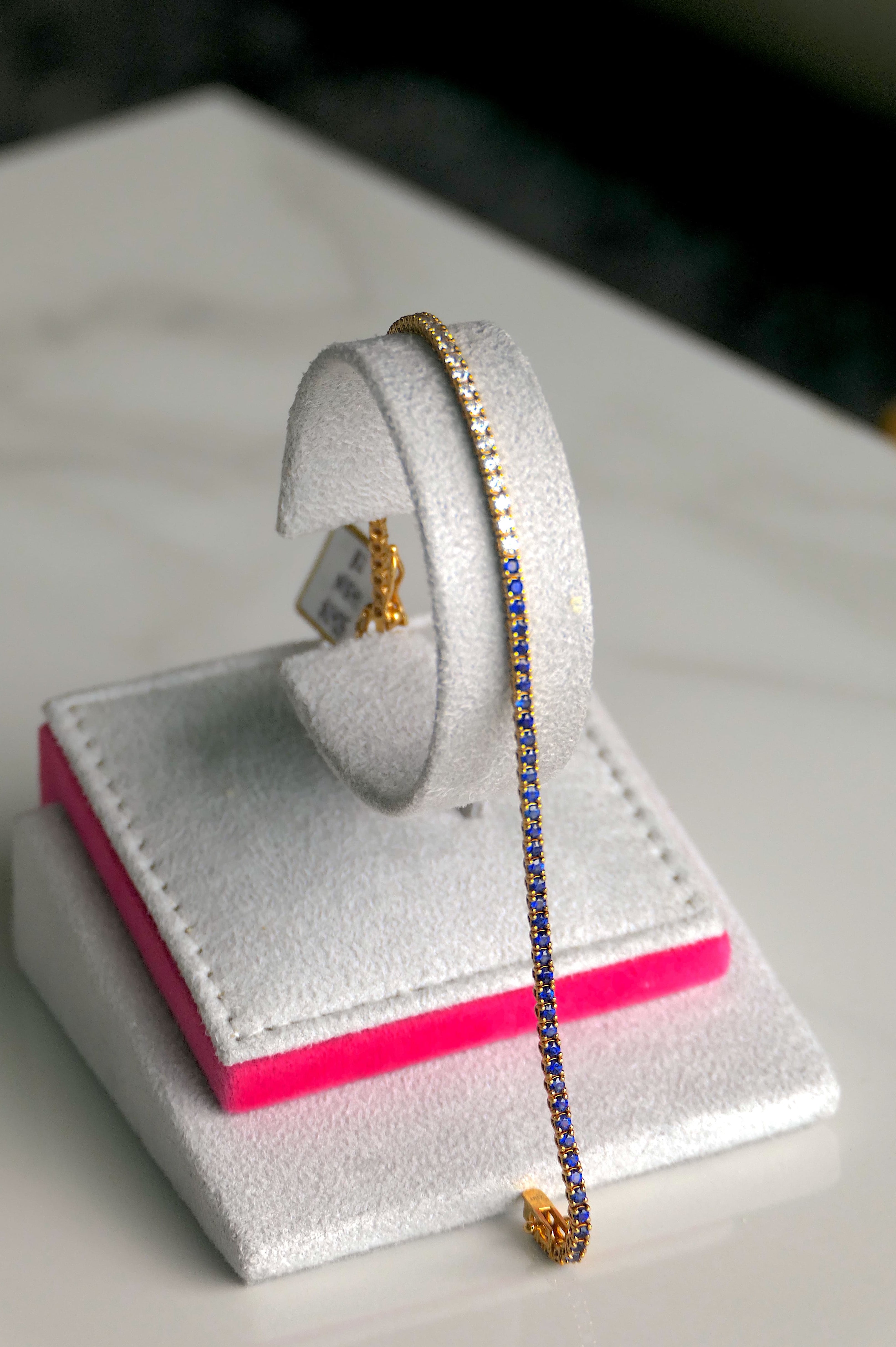 Pulsera de tenis Dúo de medianoche
