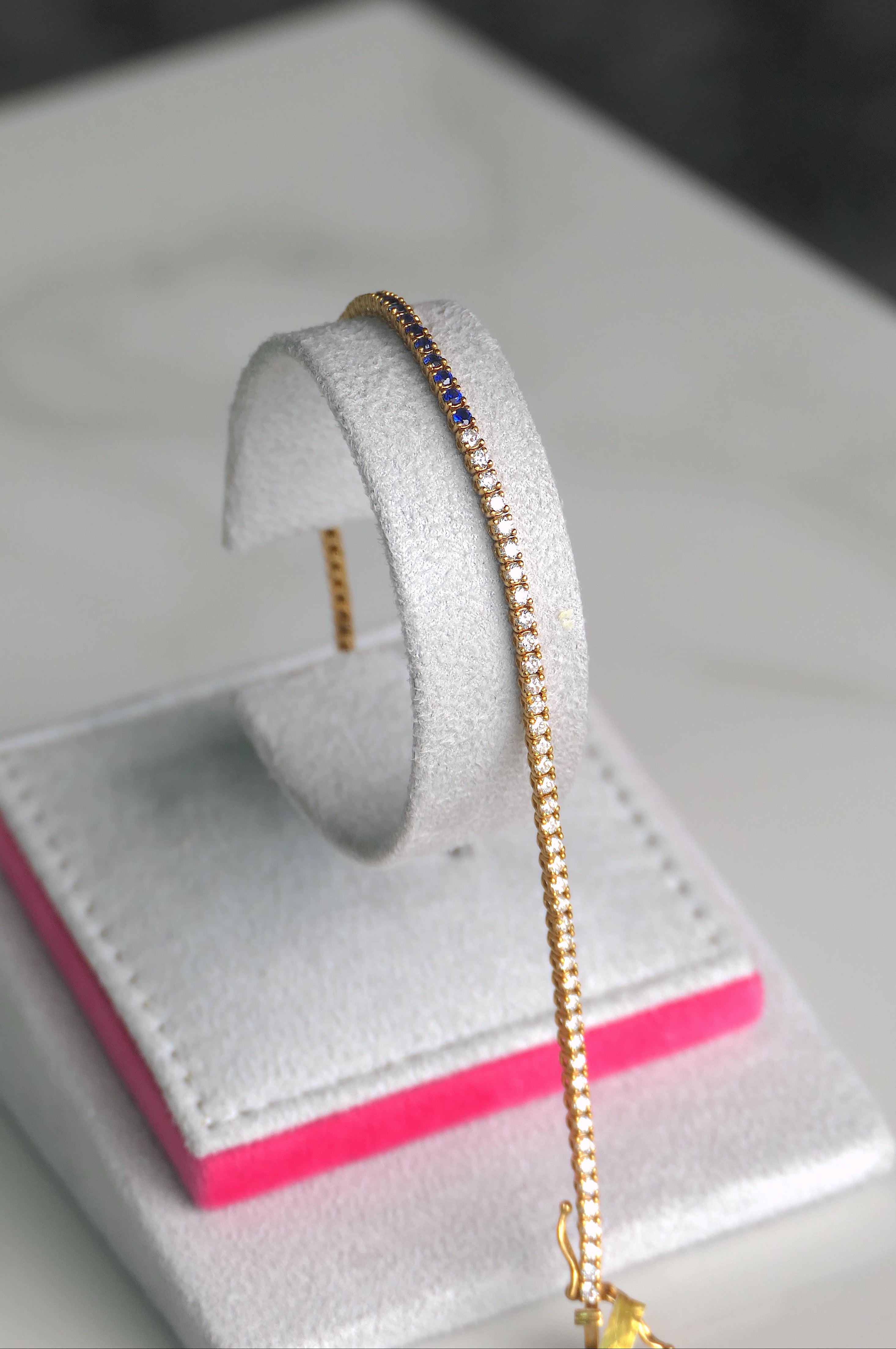 Pulsera de tenis Dúo de medianoche