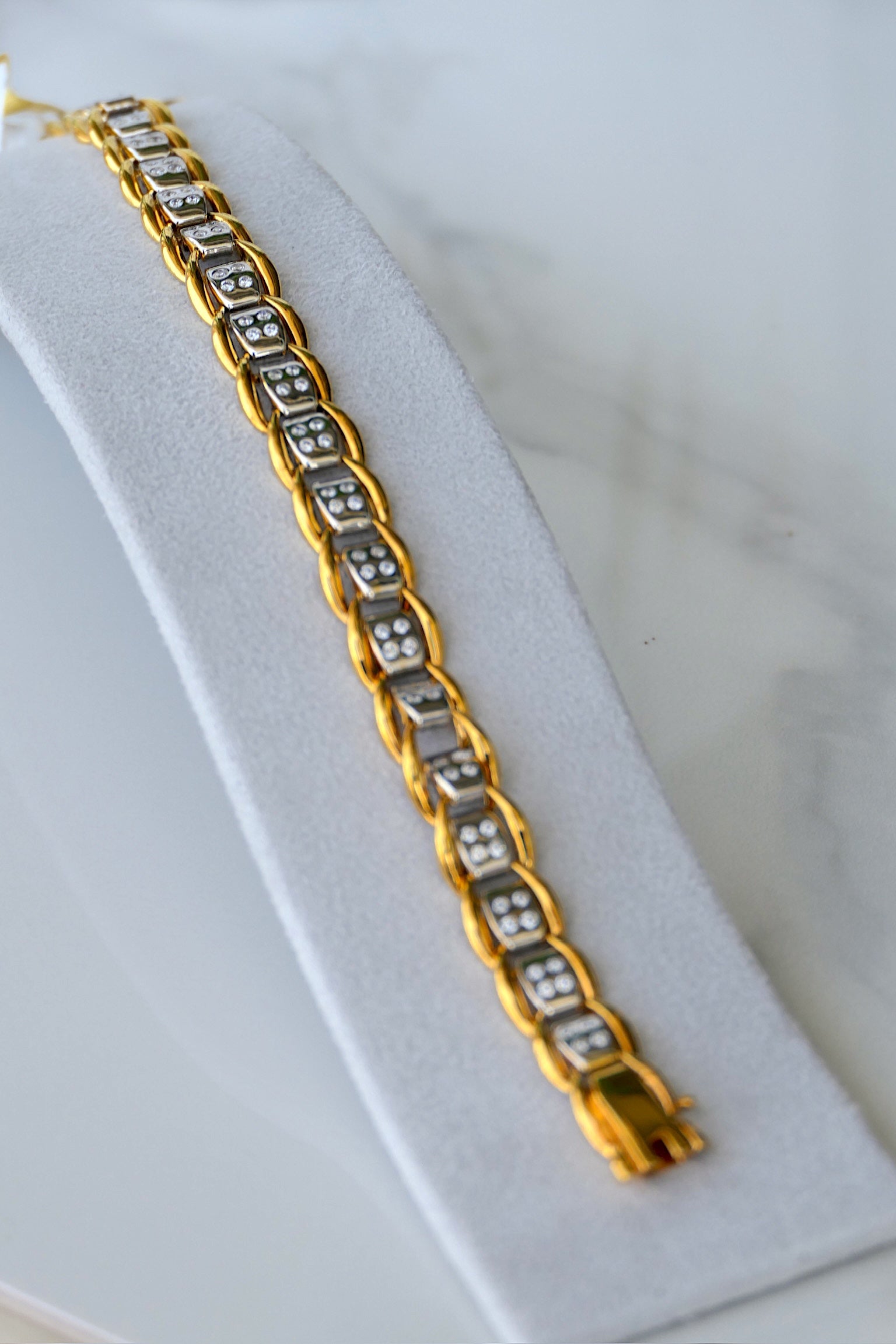 Pulsera de diamantes Monaco Link