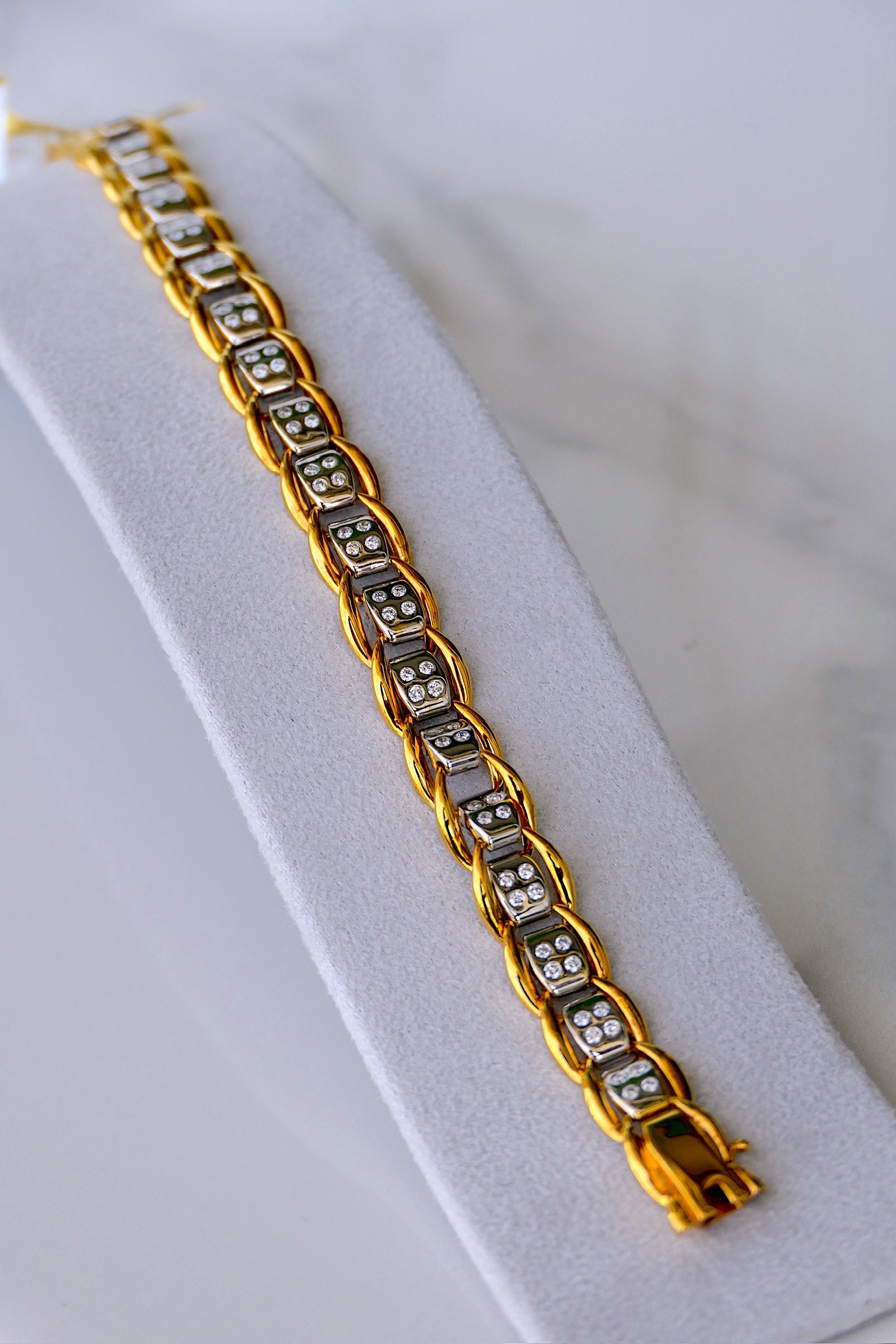 Pulsera de diamantes Monaco Link