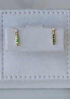 Linear Glow Drop Studs Earrings