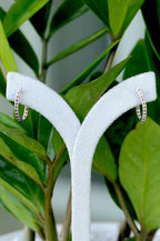 Aretes de aro Mocha Luxe