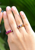 Navette Link Statement Ring