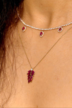 Cascade Marquise Drop Necklace