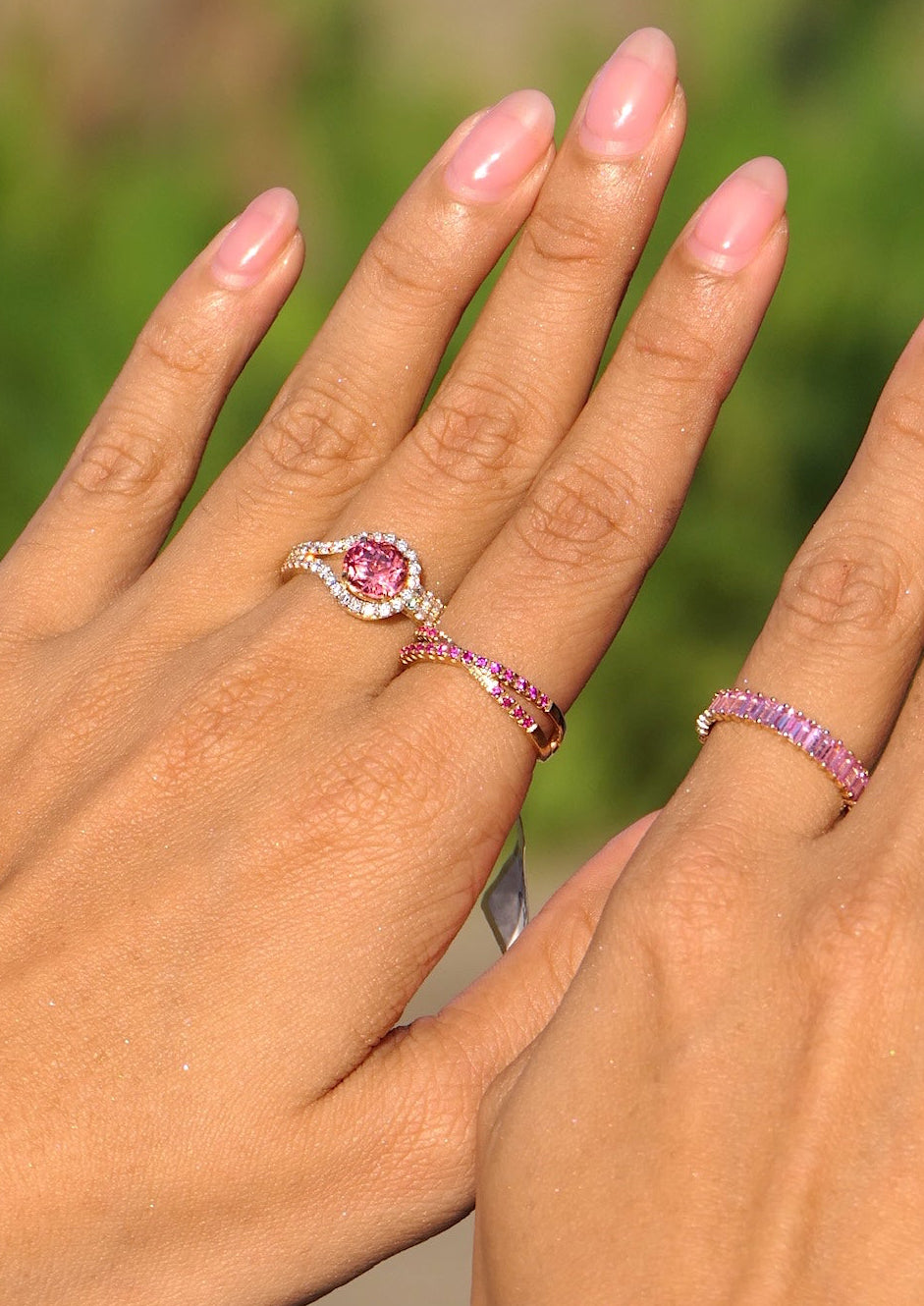 Anillo Halo Bucle Eterno