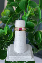 Anillo grueso con banda Horizon
