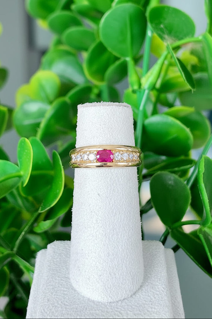 Chunky Horizon Ring Band