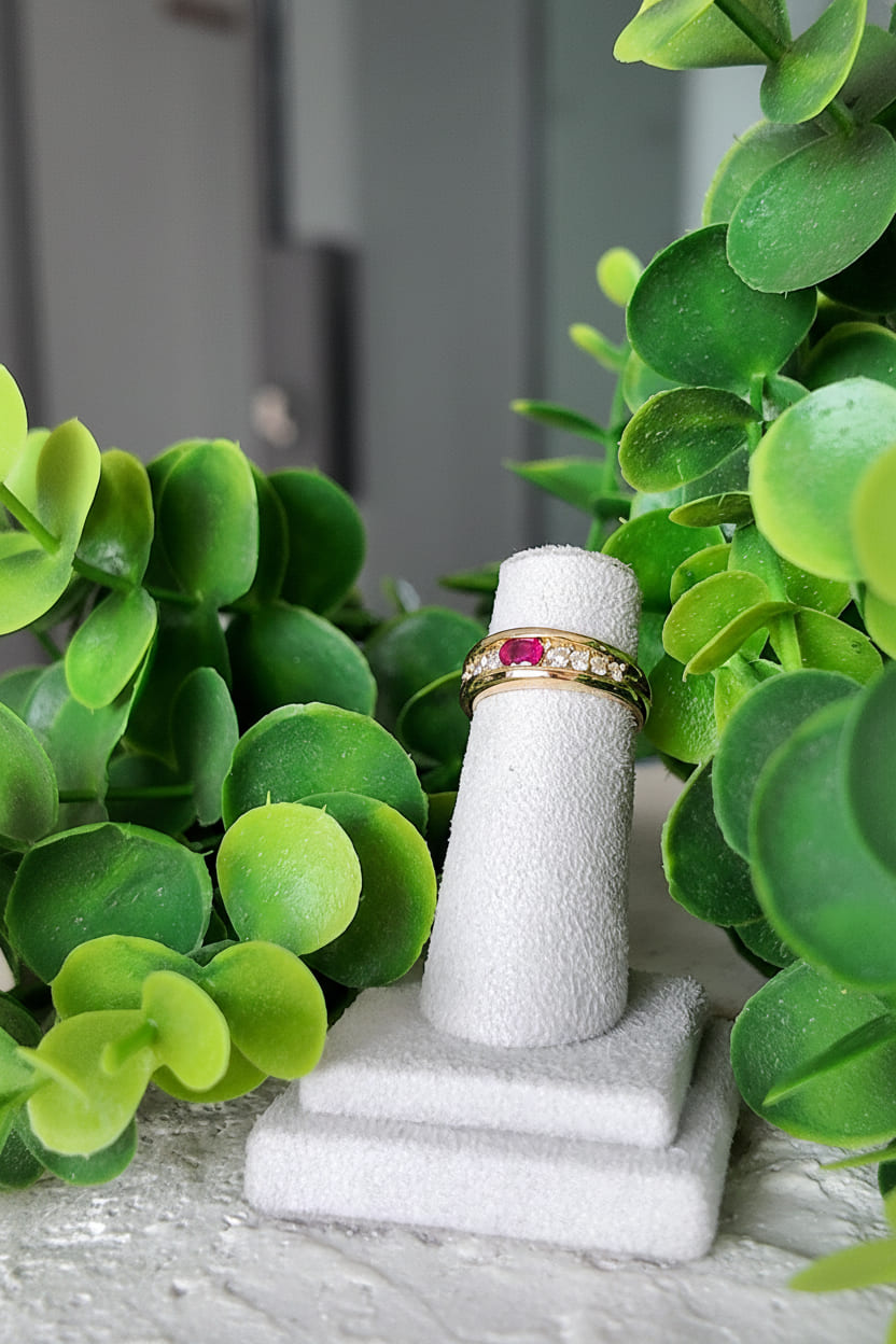 Chunky Horizon Ring Band