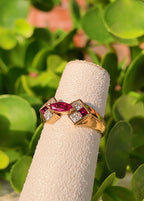 Navette Link Statement Ring