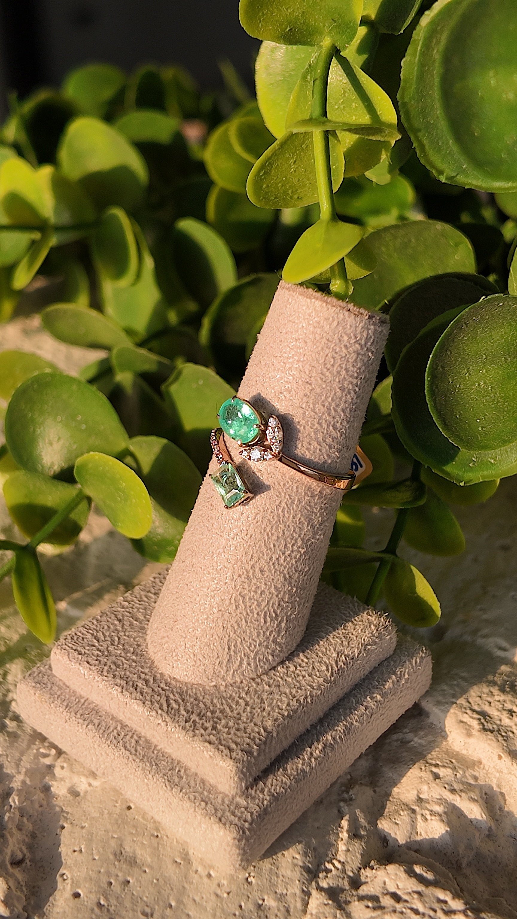 Paraiba Coil Ring