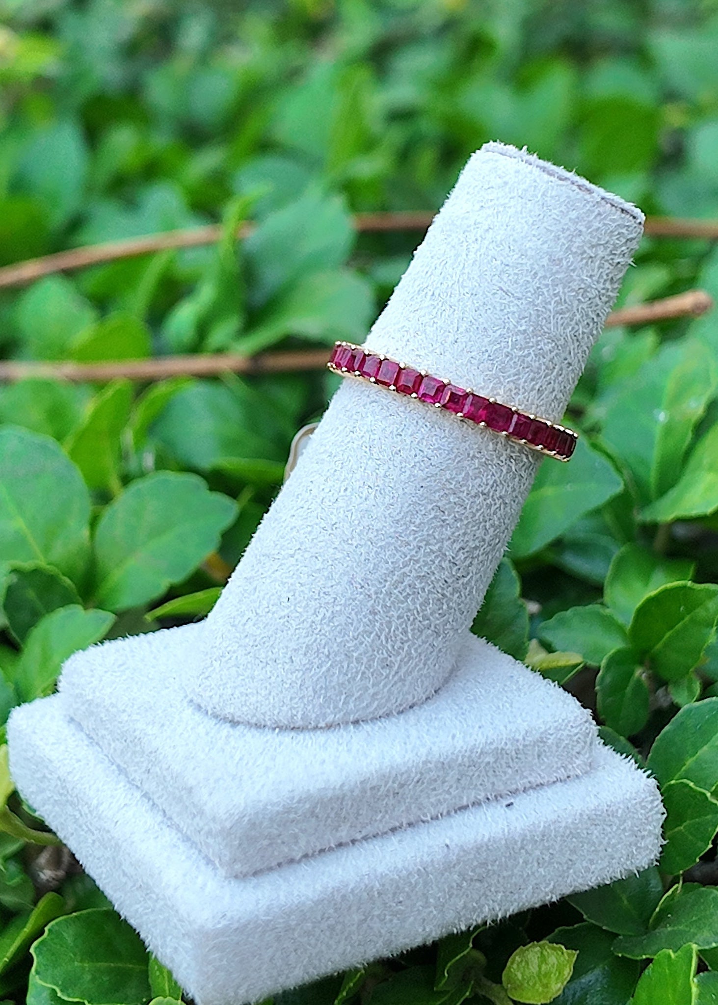 Anillo de la Eternidad Princesa Cuadrada
