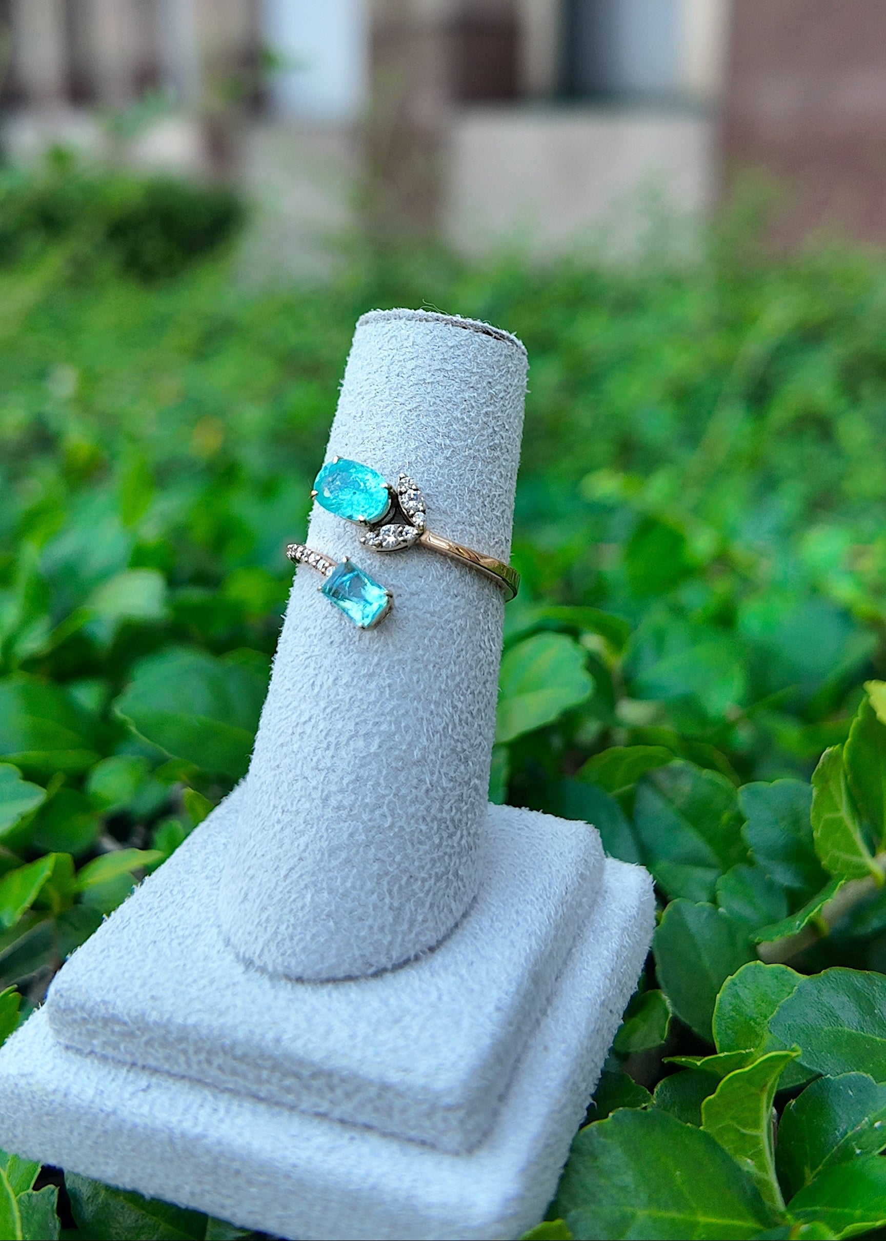 Paraiba Coil Ring