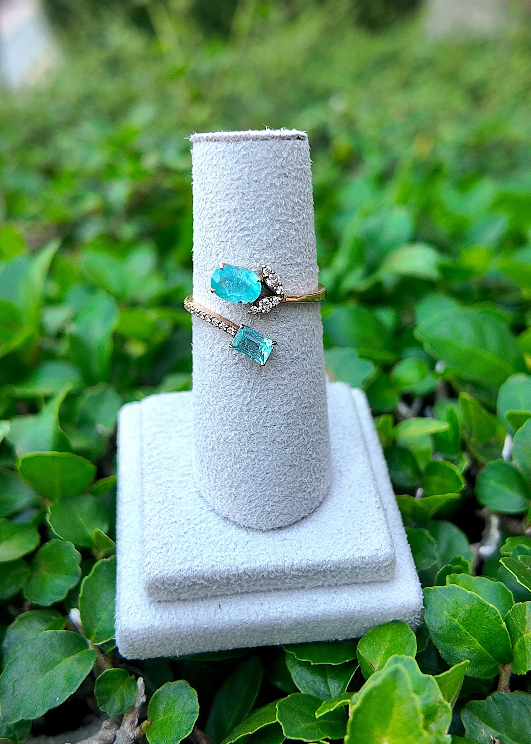 Paraiba Coil Ring