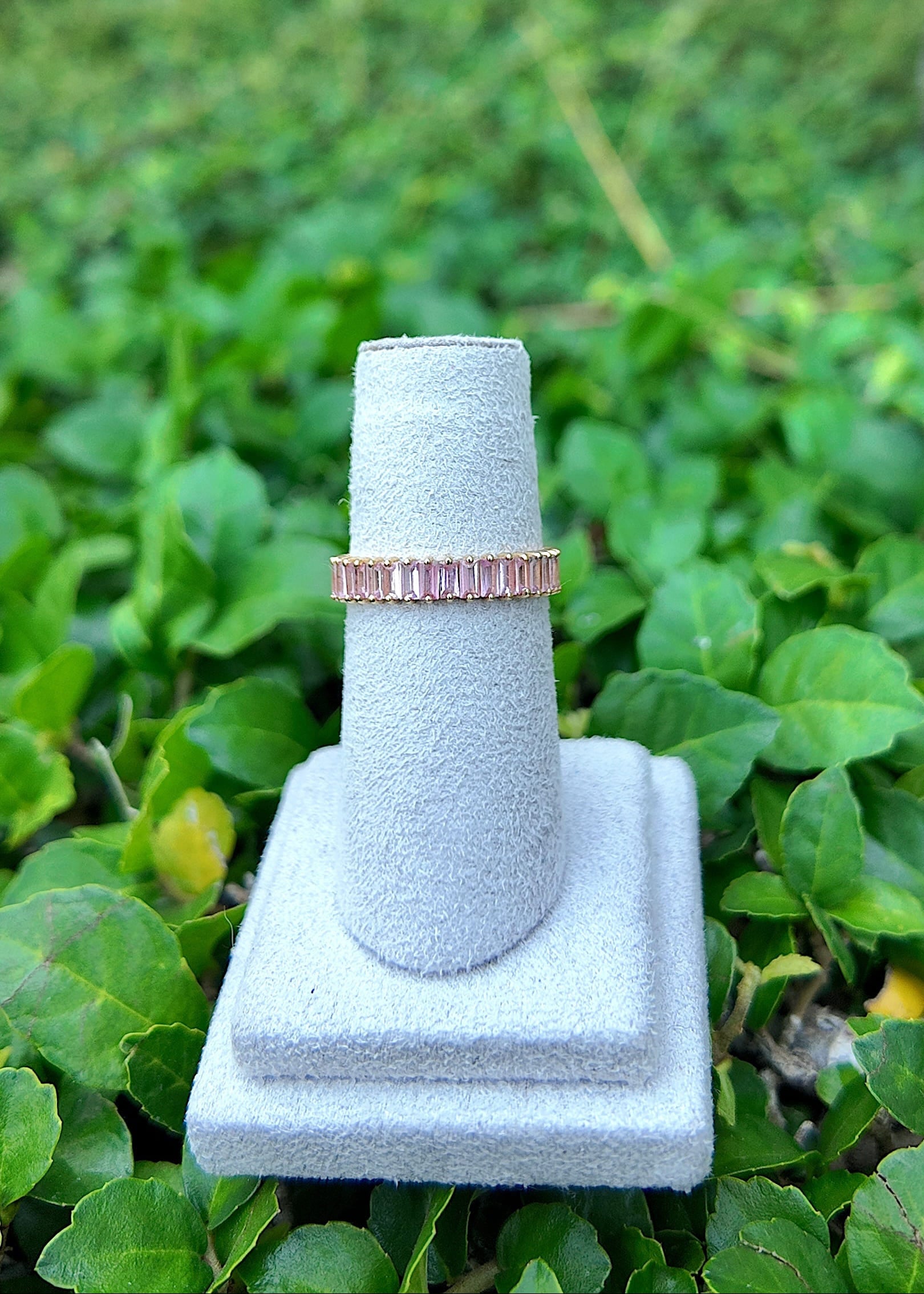 Rise Baguette Eternity Ring Band