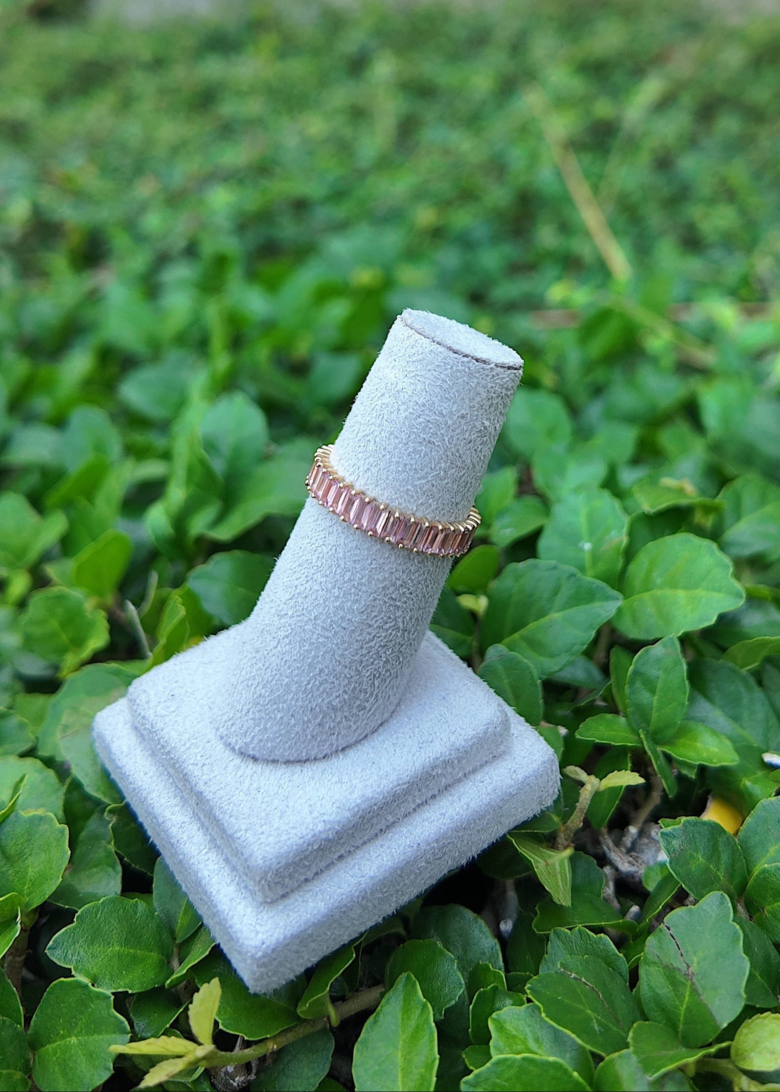 Rise Baguette Eternity Ring Band