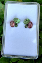 Pendientes de turmalina Petal & Pine (par)