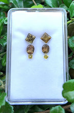 Champagne Tourmaline Earring Pair Set