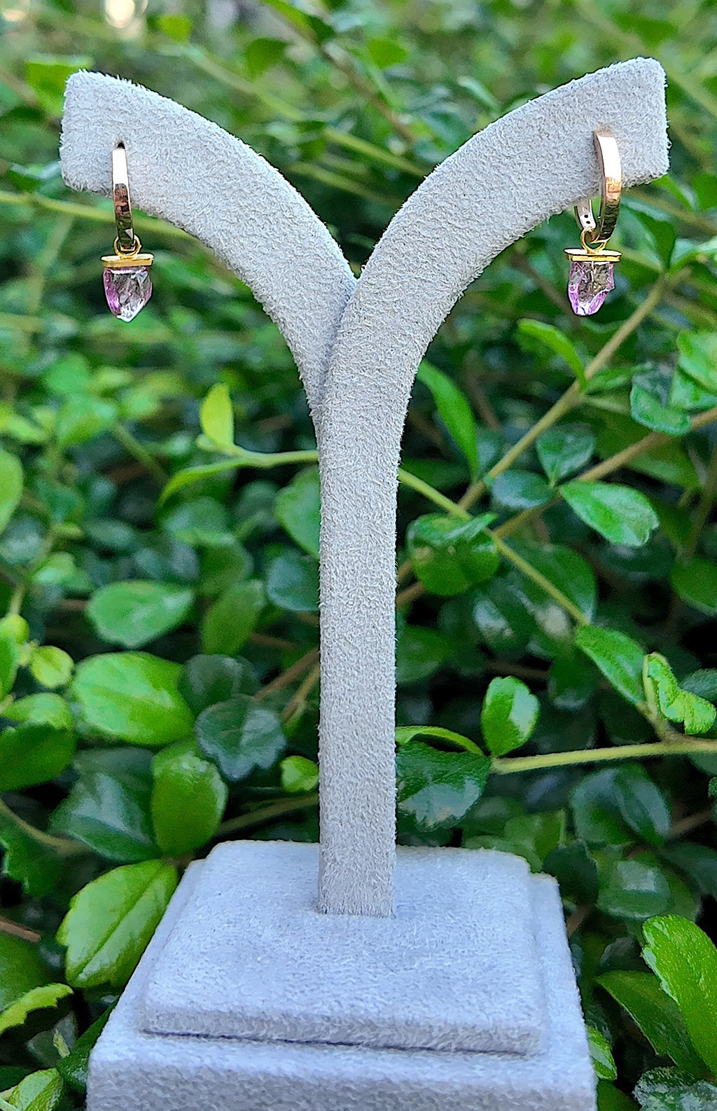 Blush Tumble Hoop Charms