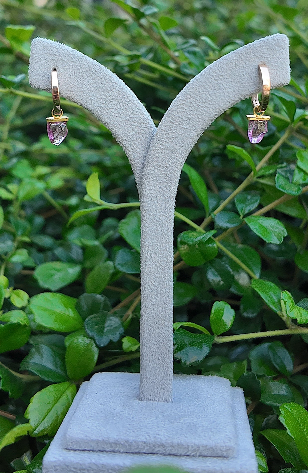 Blush Tumble Hoop Charms