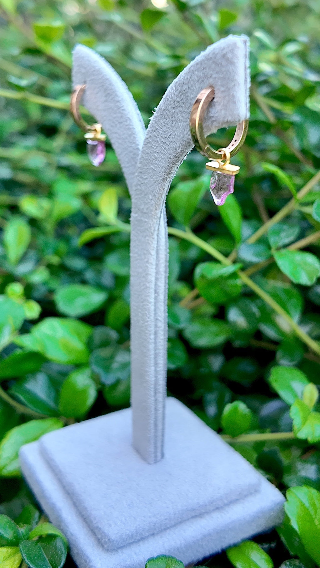Blush Tumble Hoop Charms