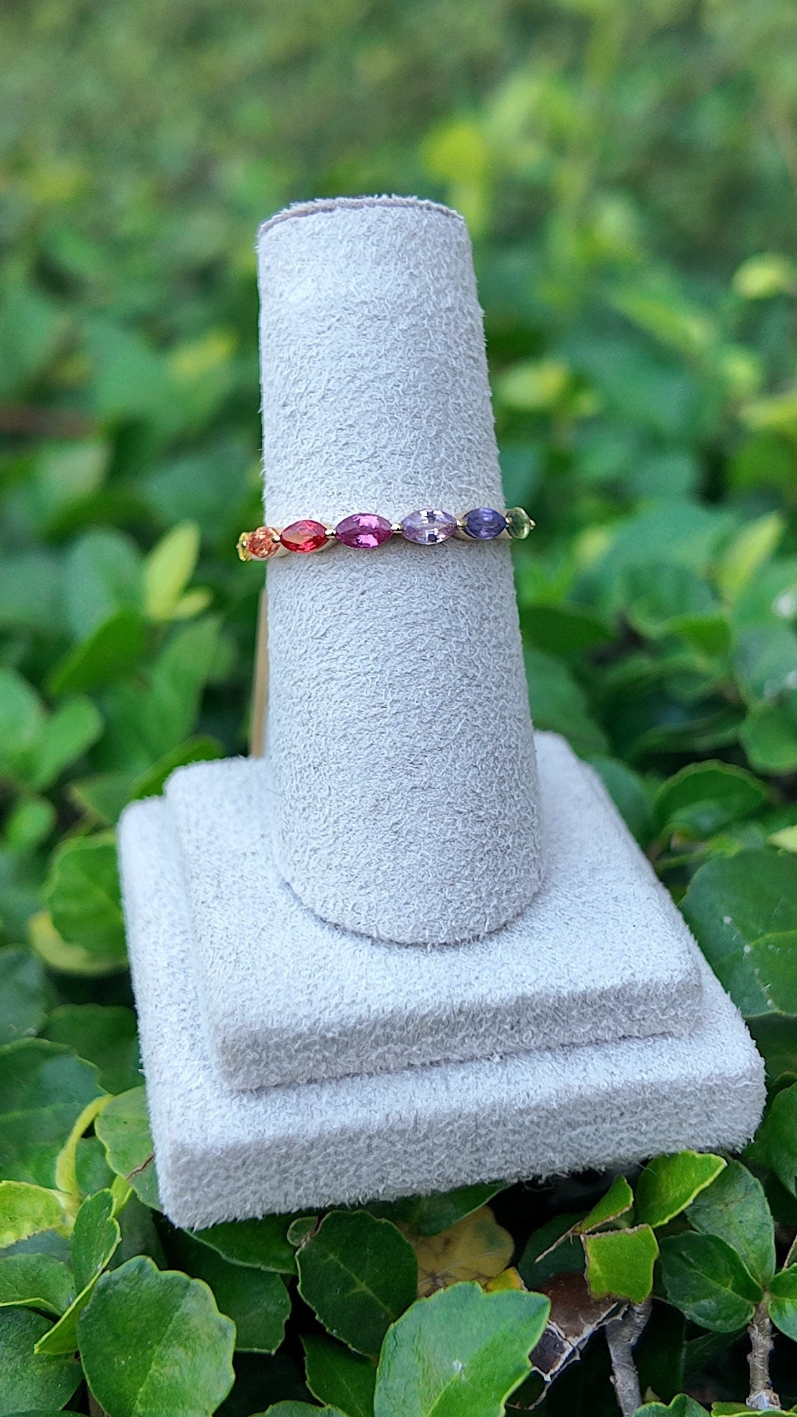 Half Marquise Eternity Ring Band