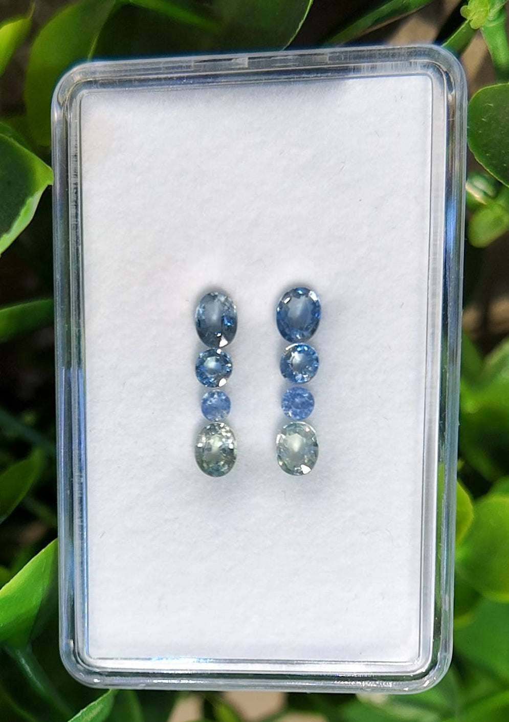 Pendientes colgantes zafiro Ocean Mist