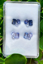 Midnight Tide Sapphire Stud Pair Set