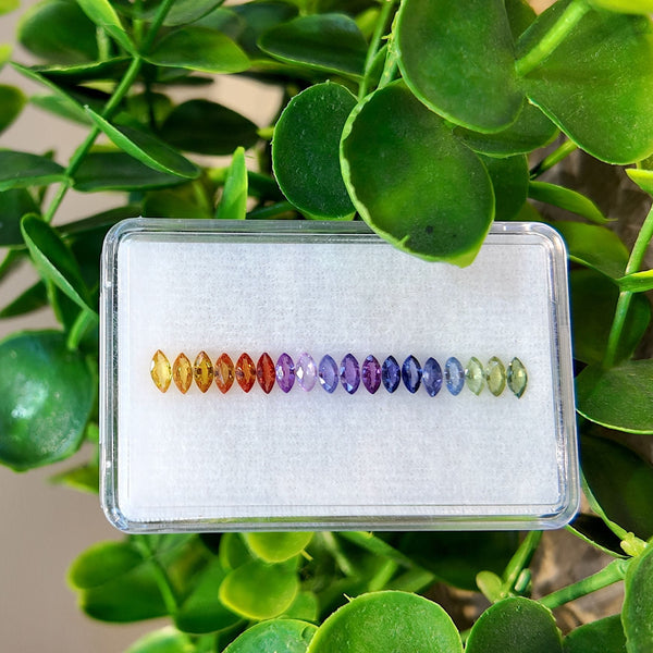 Prism Marquise Rainbow Sapphire Set