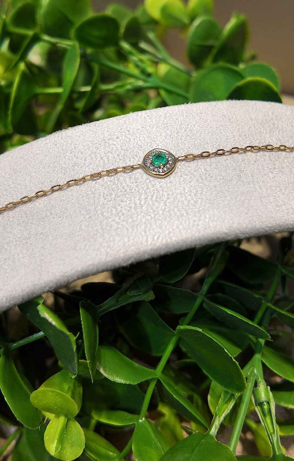 Pulsera Celeste Eslabones Acolchados