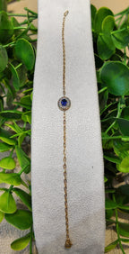Celeste Oval Link Bracelet