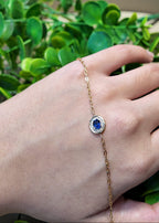 Celeste Oval Link Bracelet