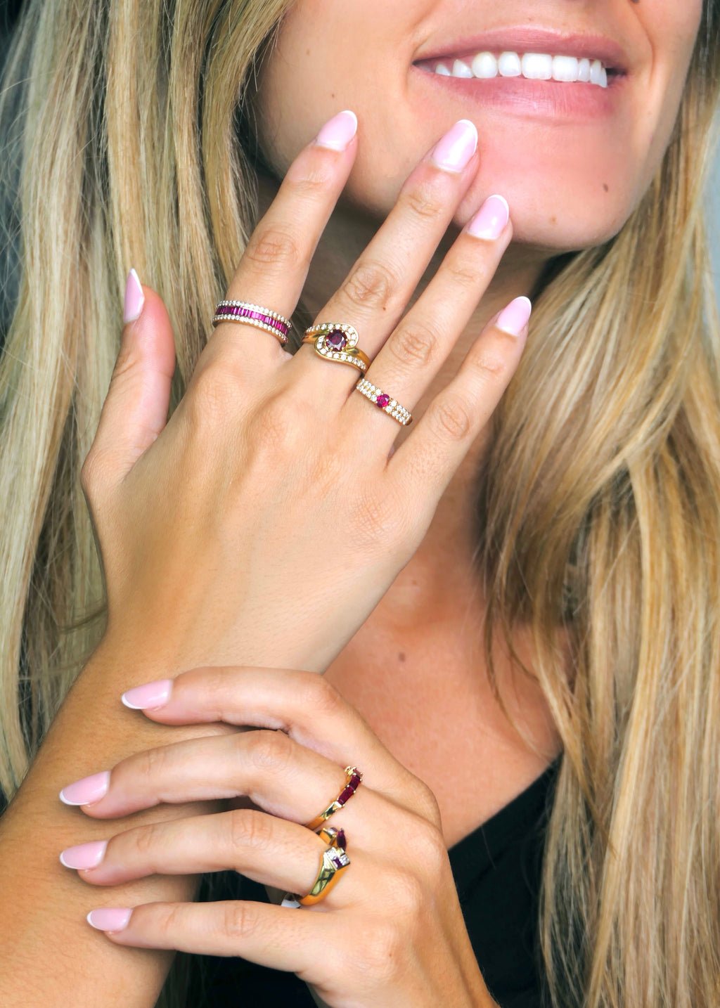 Anillo de herencia romántica