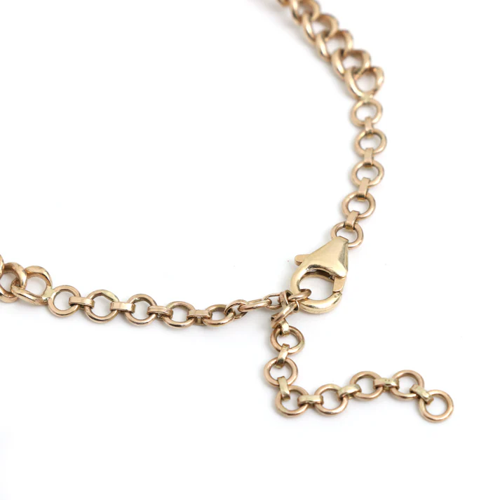 Exotic Sapphire Link Chain Necklace