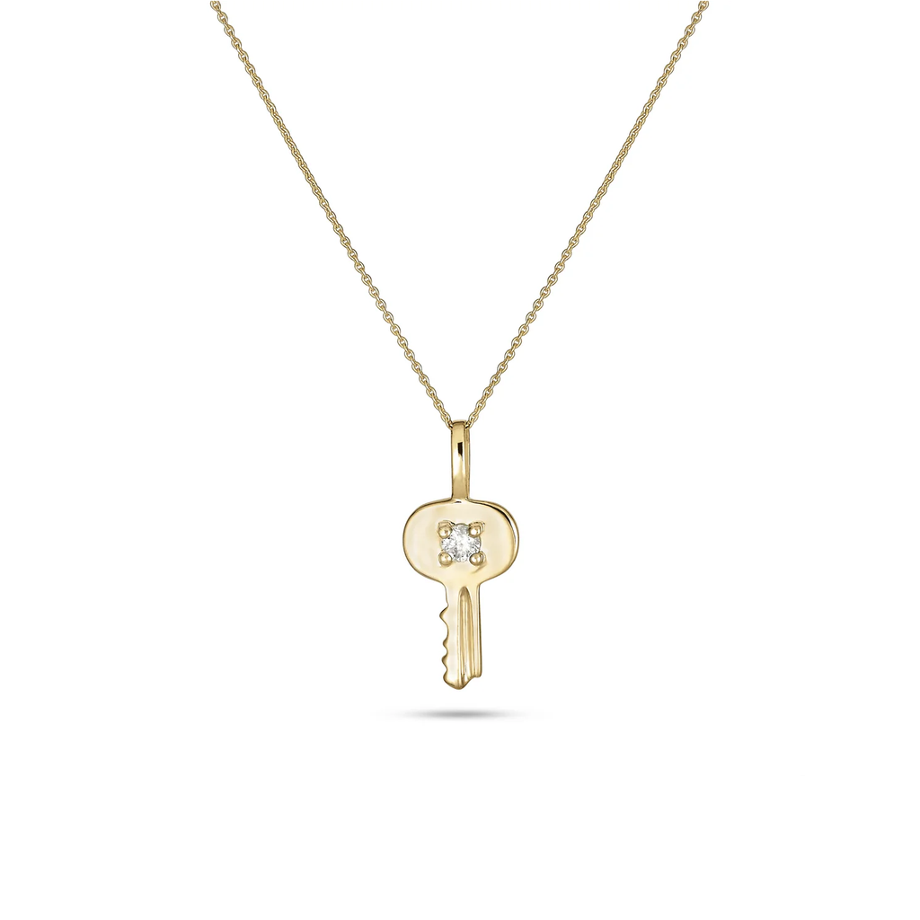 Home Sweet Home Birthstone Key Necklace