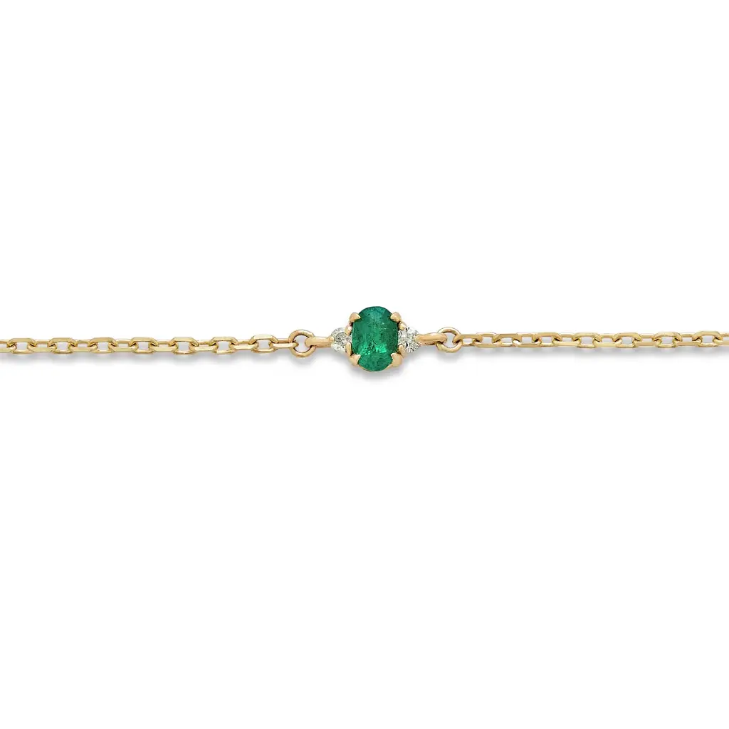 Dainty Emerald Luxe Bracelet