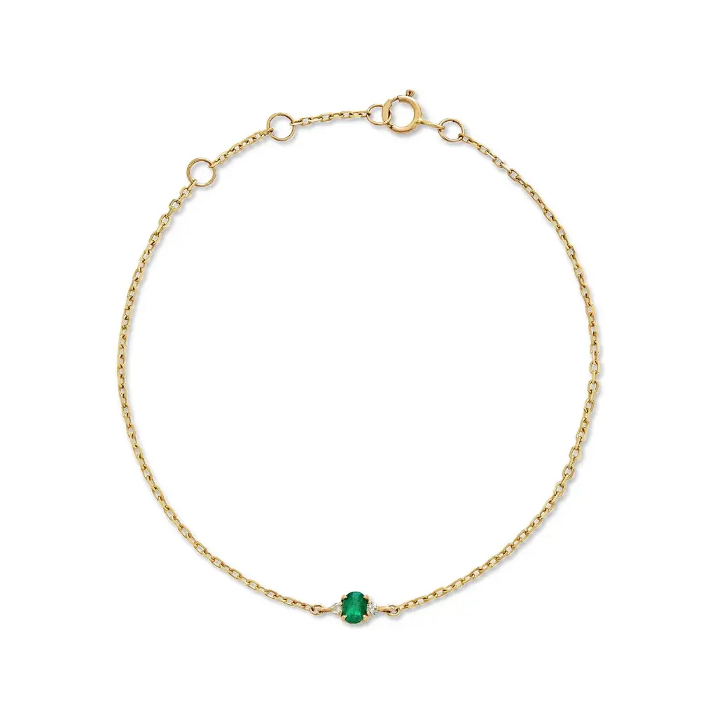 Dainty Emerald Luxe Bracelet