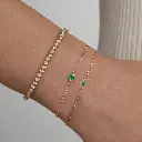 Dainty Emerald Luxe Bracelet