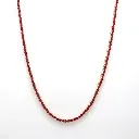 Ruby Tennis Necklace