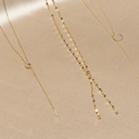 Pave Diamond Open Circle Long Necklace