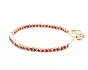 Ruby Round Bolo Bracelet