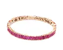 Ruby Baguette Cuff bracelet