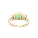 Emerald Graduating Baguette Ring