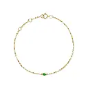 Solitaire Marquise Emerald Bracelet