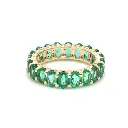 Emerald Oval Eternity Ring