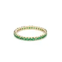 Emerald Round Thin Ring